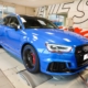 Audi-RS3-400cv su banco prova